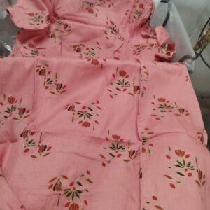 Pink Printed Colour Kurta For Women Size L