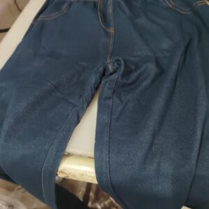 Dark Blue Color Leggings For Kids Girls Size 10 To 12Y