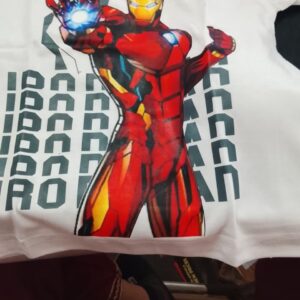 White Printed T Shirt Kids Boy Size 18