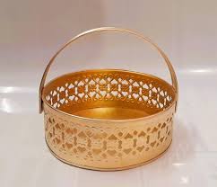 Decorative Metal Flower Basket