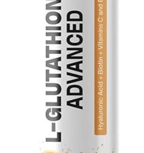 Boldfit 500Mg L Glutathione Tablets With Vitamin C E And Biotin Orange 15 Effervescent Tabs