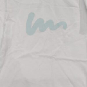 White Color Printed T Shirt For Men Size M