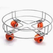 Stainless Steel Lpg Gas Cylinder Trolley With Wheels