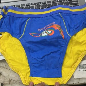 Mens Blue And Yellow Colour Brief Underwear Size 90Cm