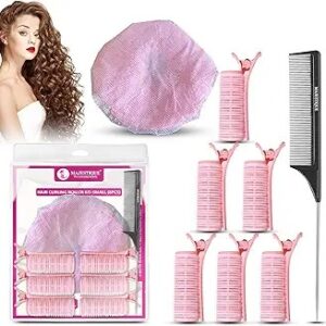 Majestique Hair Curler Roller Kit Shower Head Cap Hair Roller Curler Volume Styling