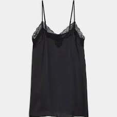Women Black Colour Night Slip Dress Size S