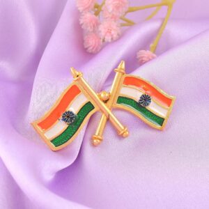 Tri Color Brooch Tricolour Urban Fest Pack Of 6