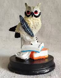 Owl With Books Decorative Showpiece