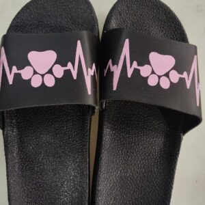 Slippers For Kids Girls Color Black Size 38