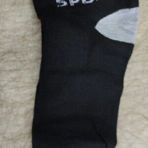 Cotton Casual Socks Color Black And Grey