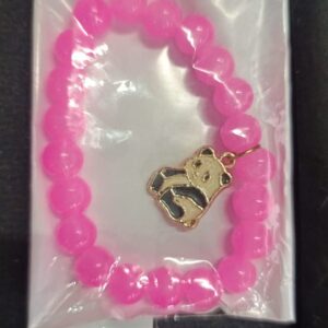 Girls Bracelet Pink Color Bear