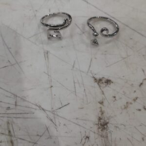 Silver Plated Ring For Womens Pack Of 2
