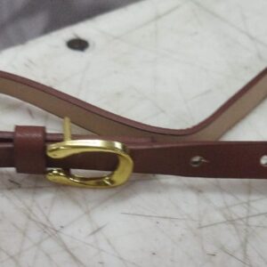 Brown Color Leather Girls Designer Belt