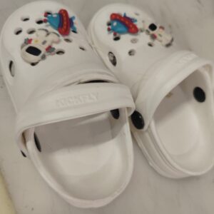 White Colour Clogs For Kids Size 28