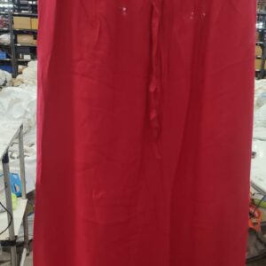 Red Colour Saree Petticoat Elastic For Women Size M
