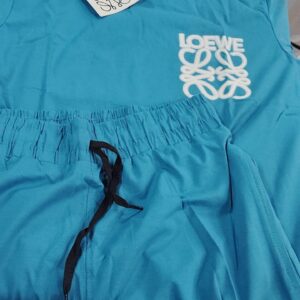 T Shirt With Track Pant For Women Colour Blue Size L