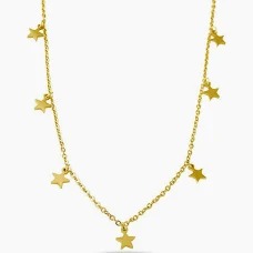 Palmonas Starry Night Necklace For Women Gold Plated Necklace Chain