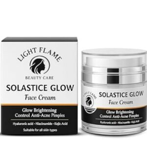 Light Flame Solstice Glow Face Cream For Brightening Anti Acne Pimple Control 50 Gm