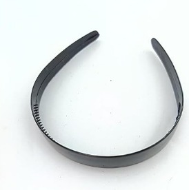 Advancedestore Black Plain Plastic Headbands Teeth Hairband Girls Color Black
