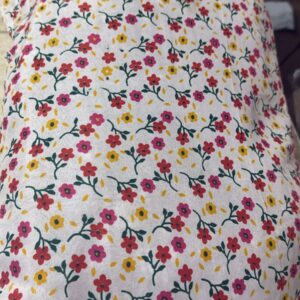 Multicolor Flower Printed Pillow