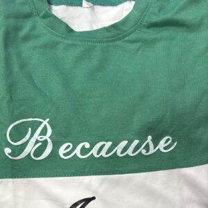 Men T Shirt Green White Colour Size 32