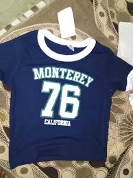 Urban Fibre Womens Printed Crop Top Blue Colour Size Xs