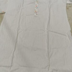 Women Kurta White Colour Size L