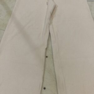 Women Winter Track Pants Cream Colour Size L