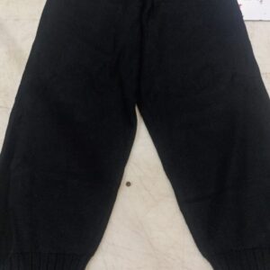 Women Winter Track Pants Black Colour Size L