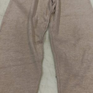 Women Winter Track Pants Cream Colour Size M
