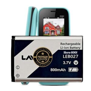 Mobile Battery For Lava Hero 600I Leb027 800Mah
