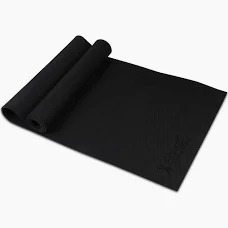 Fitness Mantra 6Mm Anti Skid Yoga Mat Men Women Qty 1 Pcs Black 6Mm