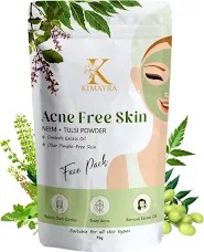 Kimayra Organic Neem Tulsi Face Pack Skincare Powder Gives Refreshing 75 G