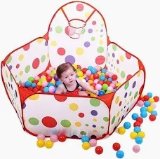 Babygo Kids Dotted Basketball Ball Pool Kids Play Tent House 2 Plus Year Old Girls Boys