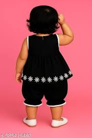 Kids Girl Black Colour Outfit Set Size 2 Y