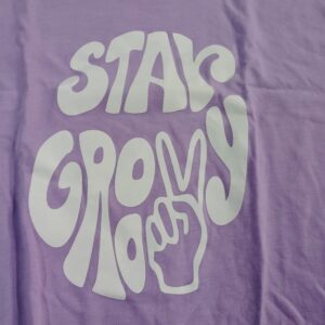 T Shirt For Men And Women Colour Lavender Size Xs