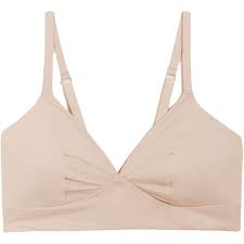 H And M Women Soft Cup Plunge Cream Bra S