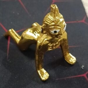 Laddu Gopal Bal Gopal Brij Gopala Size No 0 Decorative Showpiece 5 Cm Brass Gold