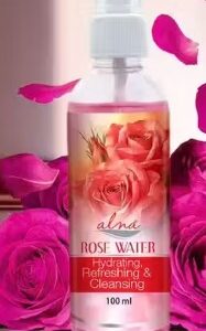 Alna Rose Water Toner Hydrating Refreshing Cleansing 100 Ml