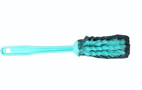 Nylon Sky Blue Plastic Toilet Brush
