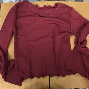 Women Red Color Top Size M