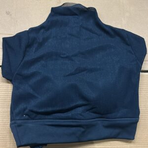 Women Black Color Net Top Size M