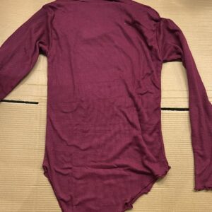 Women Red Color Lorg Top Size M