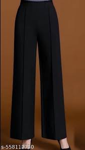 Elevate Your Wardrobe With Our Stylish Wide Leg Pants Black Size S