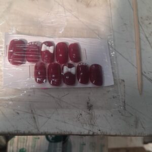 Artificial Red Nails 10 Pcs