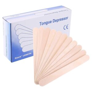 Wooden Tongue Depressor 100 Pcs 6 Inch