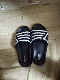 Daily Wear Mens Flip Flops Black Size 9