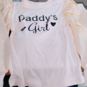 Peach Color Top For Kids Girl Size M