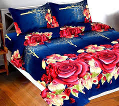 Dabal Bed Sheet Multi Color With 2 Pillow Cover