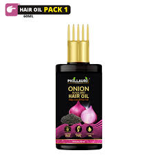 Phillauri Herbal Onion Hair Oil For Long And Strong Hair 60Ml